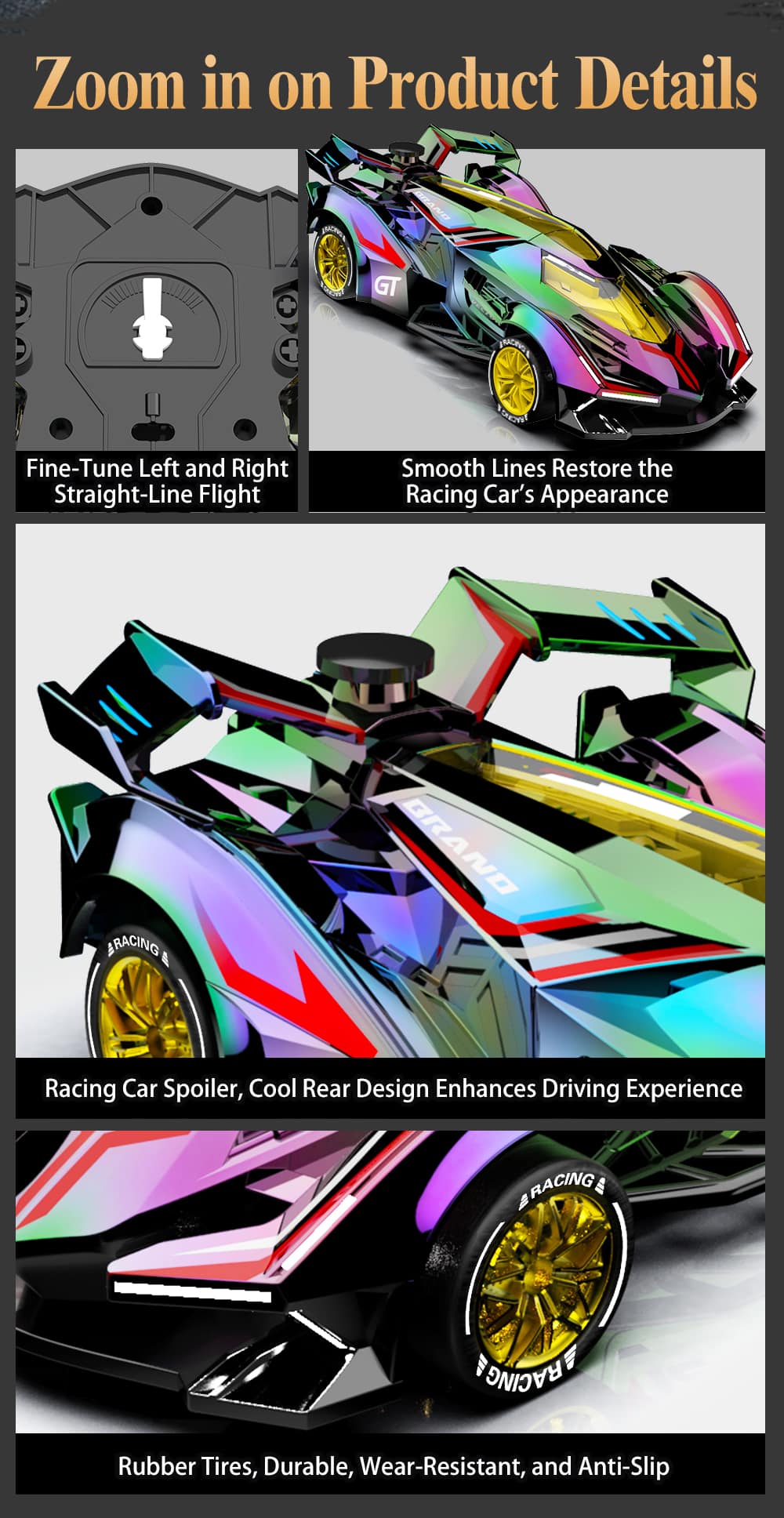 JJRC Q219 / Spray Drift RC Car Indoor Racing Toy
