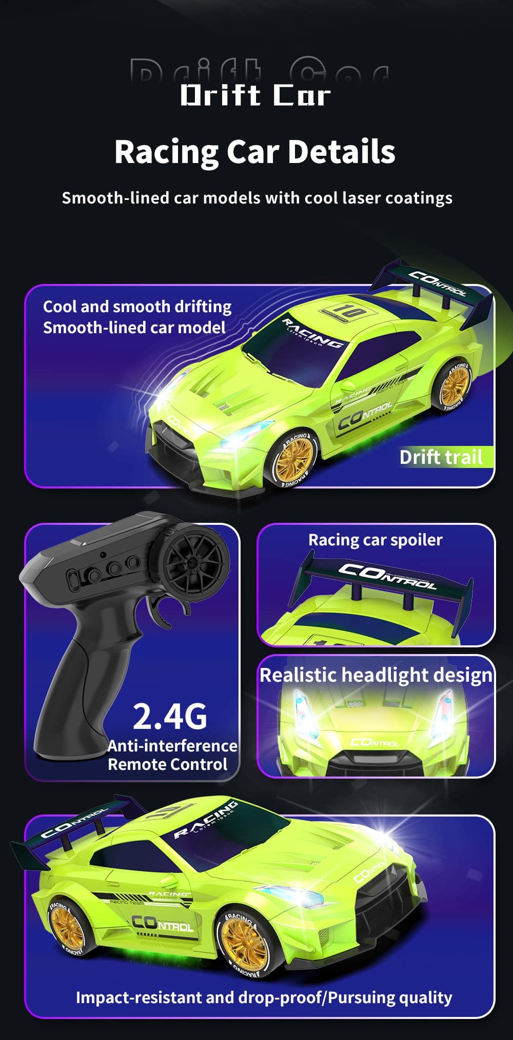 JJRC Q228 / Drift RC Car Indoor Racing Toy