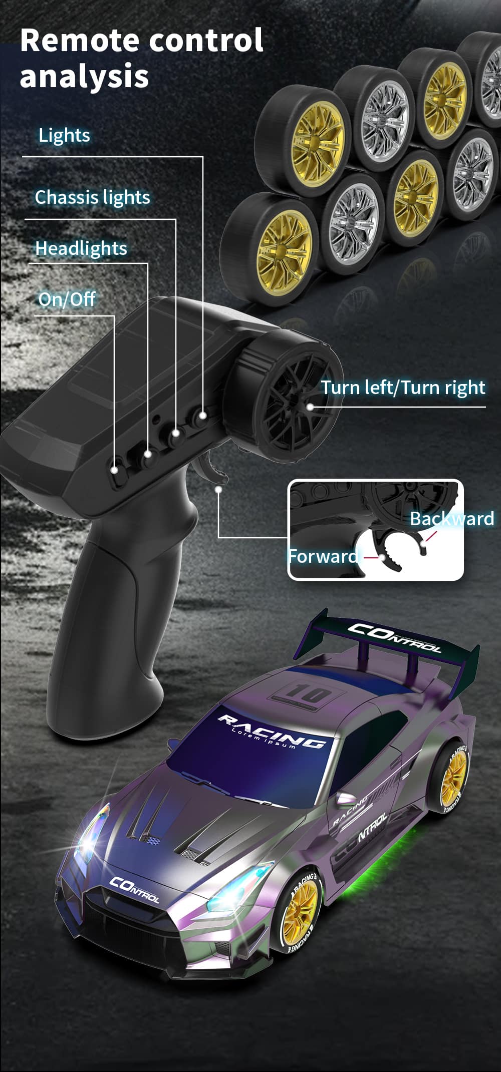 JJRC Q228 / Drift RC Car Indoor Racing Toy