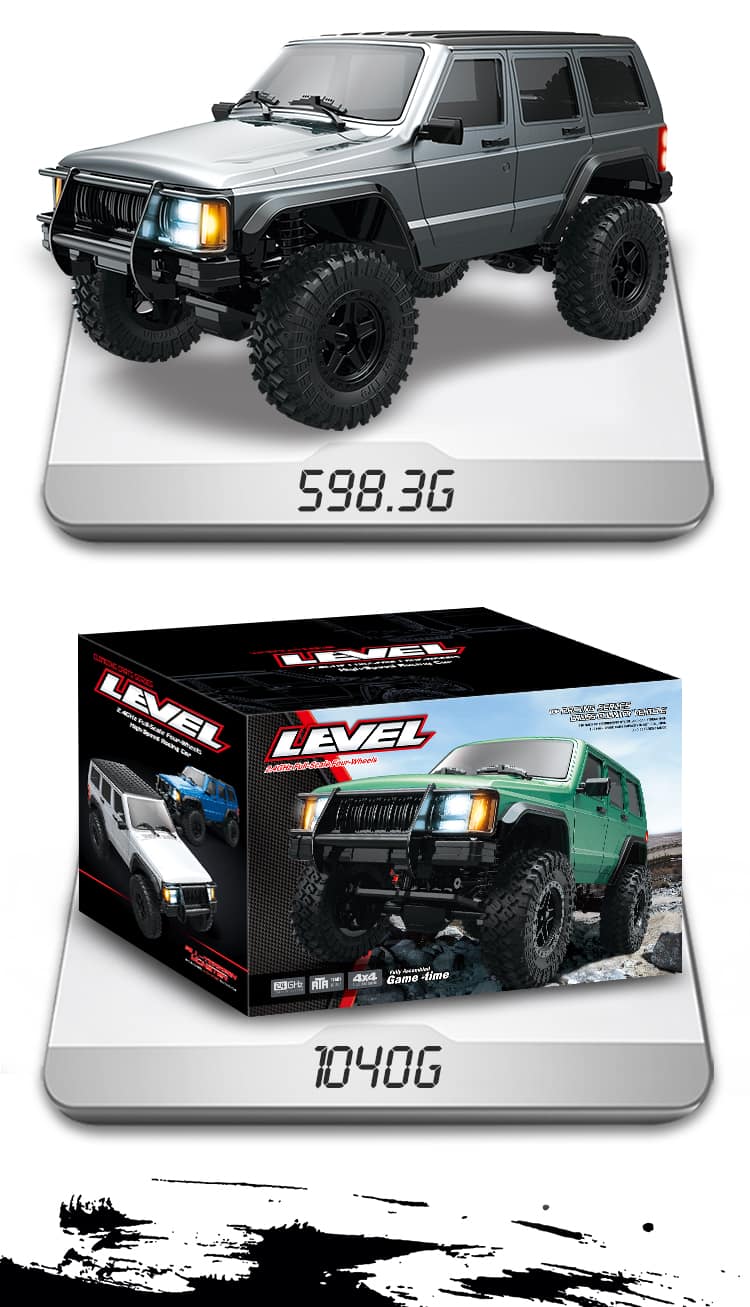 JJRC / C8809 / 1/18 Scale 4WD RC Crawler Off-Road Climbing Truck