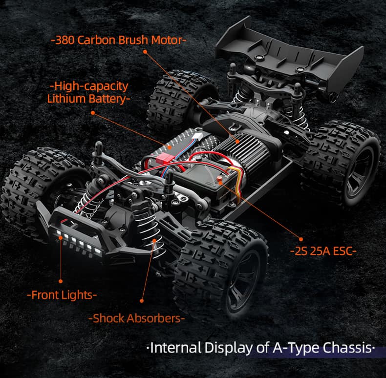 JJRC C8810 / 1/18 Scale 4WD RC Road Car Multi-Terrain Off-Road Truck