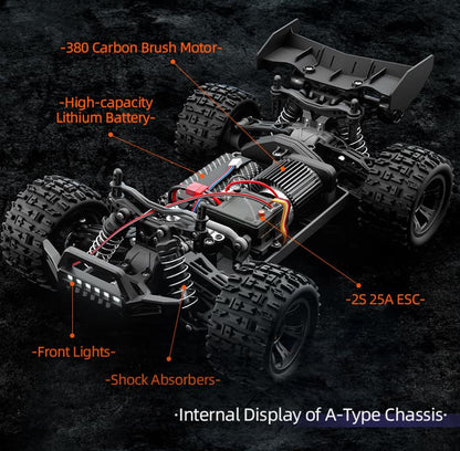 JJRC C8810 / 1/18 Scale 4WD RC Road Car Multi-Terrain Off-Road Truck
