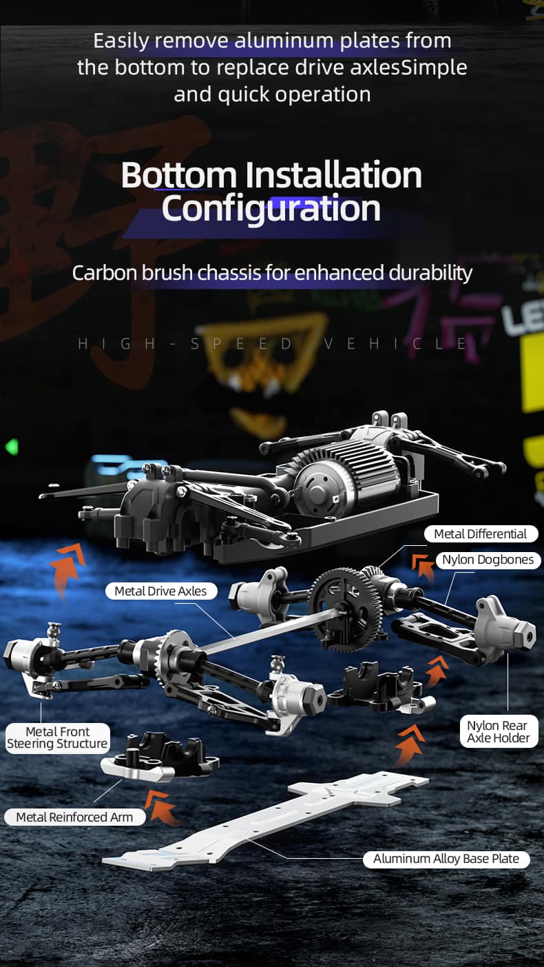 JJRC C8810 / 1/18 Scale 4WD RC Road Car Multi-Terrain Off-Road Truck