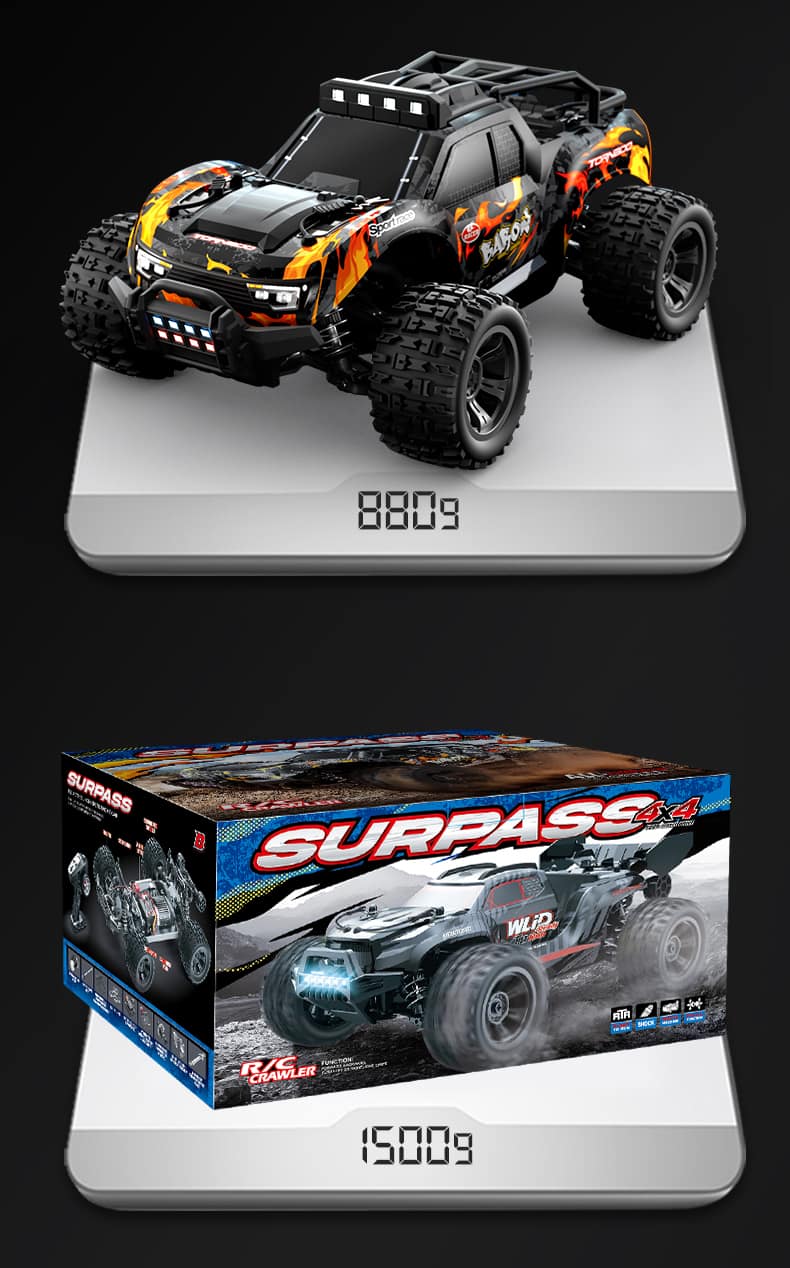 JJRC C8810 / 1/18 Scale 4WD RC Road Car Multi-Terrain Off-Road Truck
