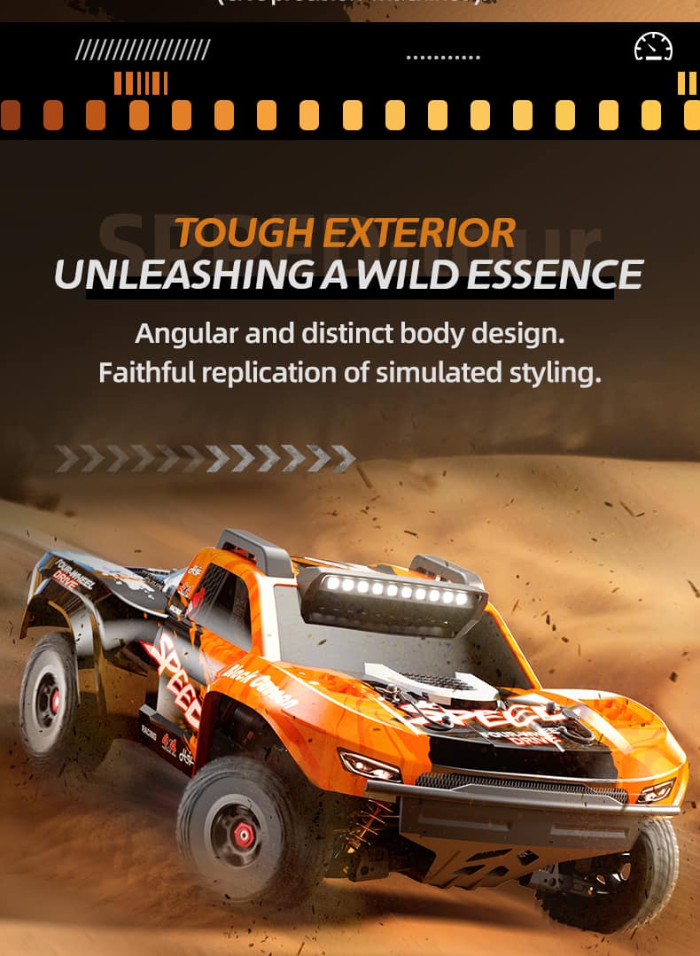 JJRC C8822 / 1/7 Scale 4WD RC Truck High Speed Baja Off Road Car