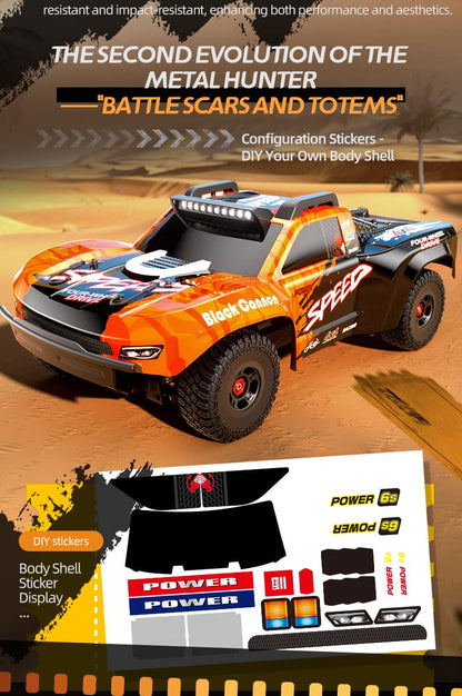 JJRC C8822 / 1/7 Scale 4WD RC Truck High Speed Baja Off Road Car