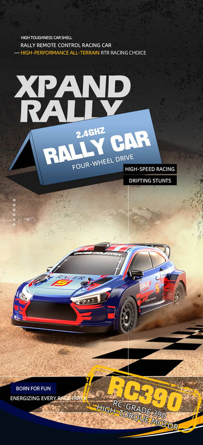 JJRC C8828 / 1/14 Scale 4WD Rally RC Car With Drift Wheels