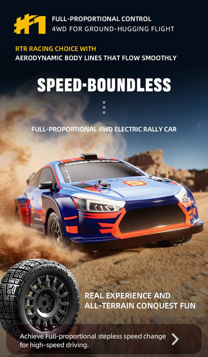 JJRC C8828 / 1/14 Scale 4WD Rally RC Car With Drift Wheels