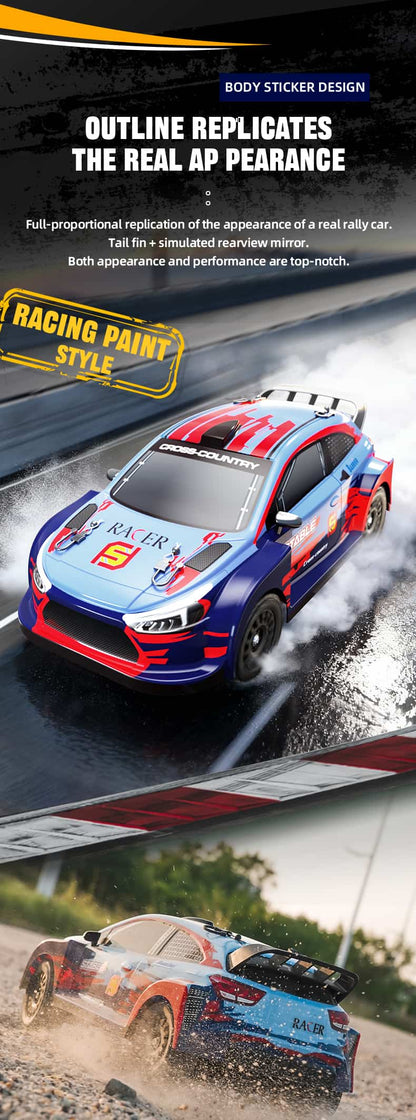 JJRC C8828 / 1/14 Scale 4WD Rally RC Car With Drift Wheels