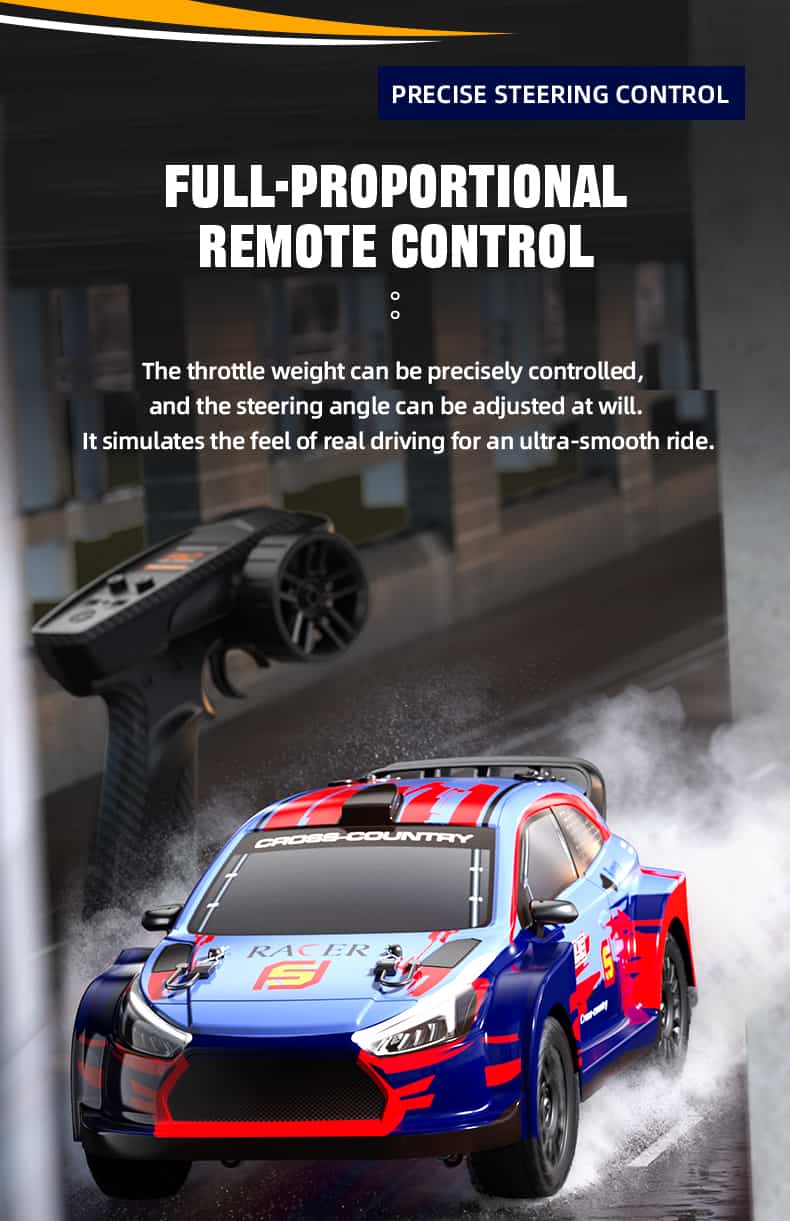JJRC C8828 / 1/14 Scale 4WD Rally RC Car With Drift Wheels
