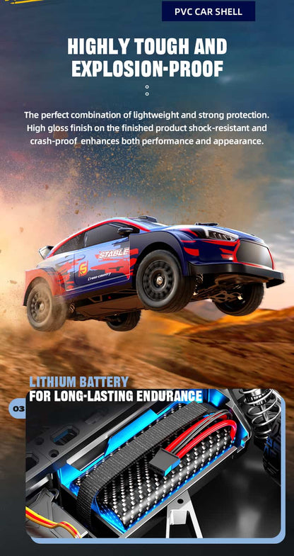 JJRC C8828 / 1/14 Scale 4WD Rally RC Car With Drift Wheels