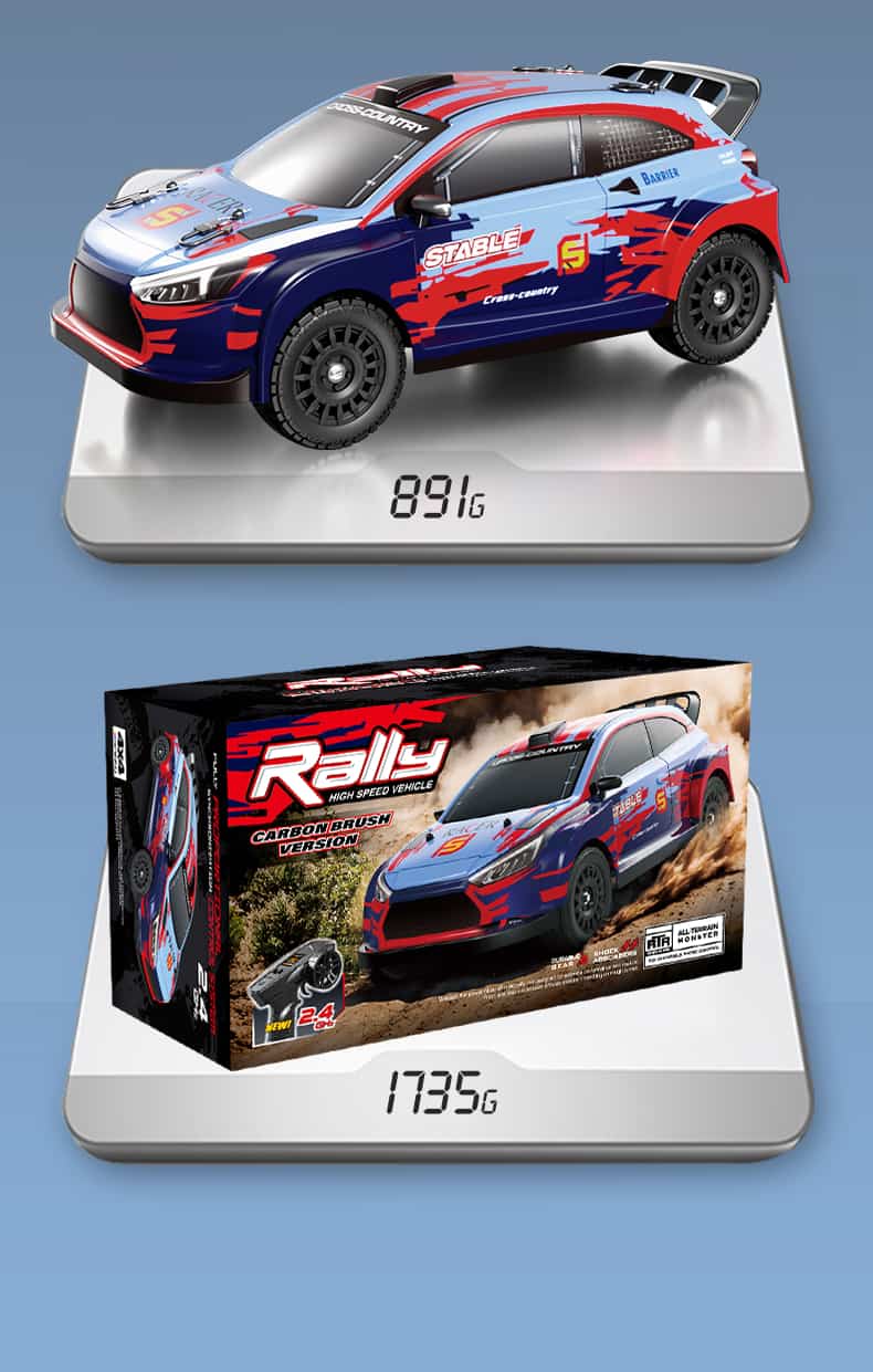 JJRC C8828 / 1/14 Scale 4WD Rally RC Car With Drift Wheels