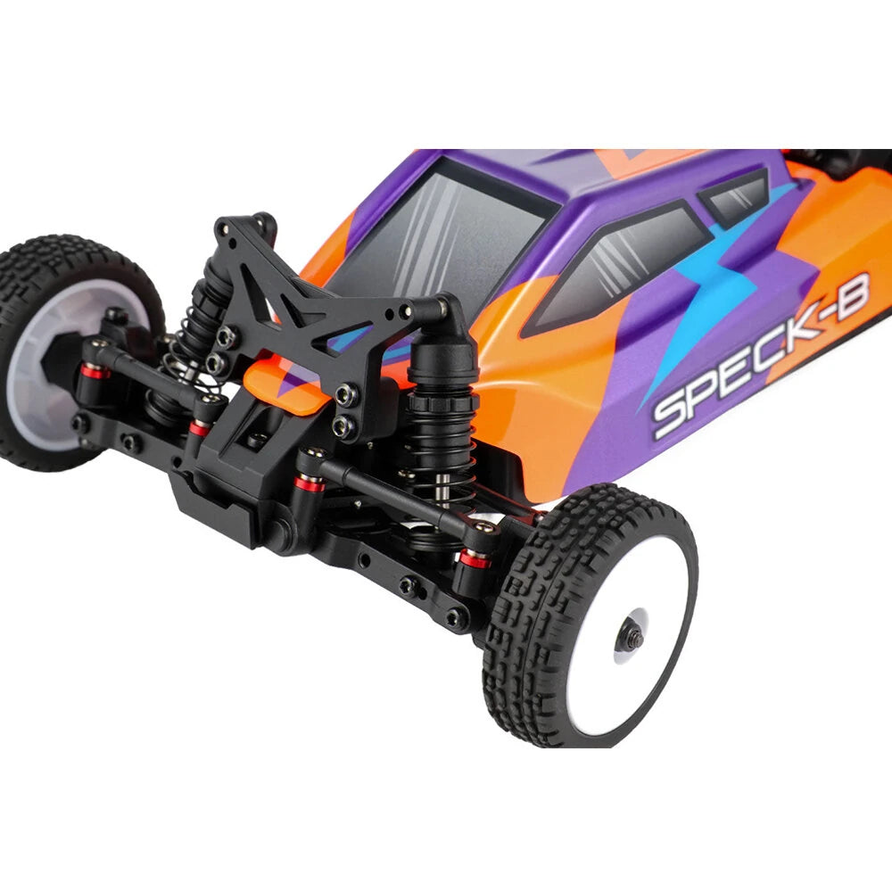 HOBBY PLUS Speck-B 1/24 Scale RTR RC Car — 2S LiPo | Full Metal Chassis | Oil-Filled Shocks | FlySky 2.4GHz | Off-Road Ready