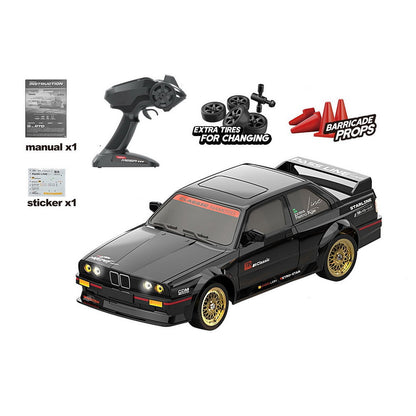 KAMTOM DC162A 1/16 4WD Drift RC Car, 50km/h, ESP Gyro, LED Lights