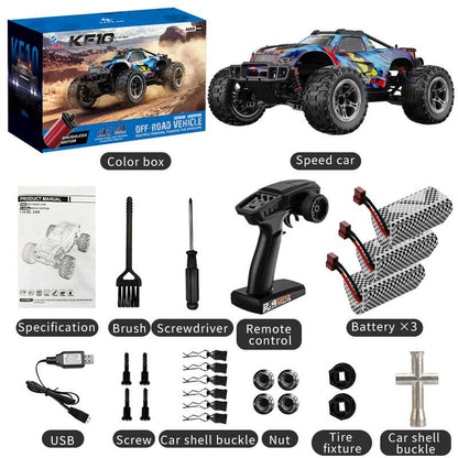KFPLAN KF10 1/10 Brushless RC Car-50km/h, 4WD, High-Speed Performance