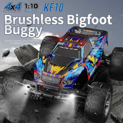 KFPLAN KF10 1/10 Brushless RC Car-50km/h, 4WD, High-Speed Performance