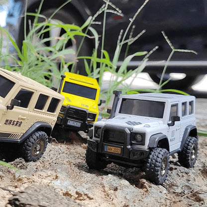 LDARC X43 Mini Rock Crawler - 1/43 Scale Full-Time 4WD RC Car, RTR Desktop Off-Roader - Makerfire
