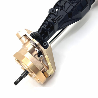 MJX Hyper Go H12Y/H12Y+ Upgrade Kit Brass Front axle steering cup C-type seat Gear cover counterweight
