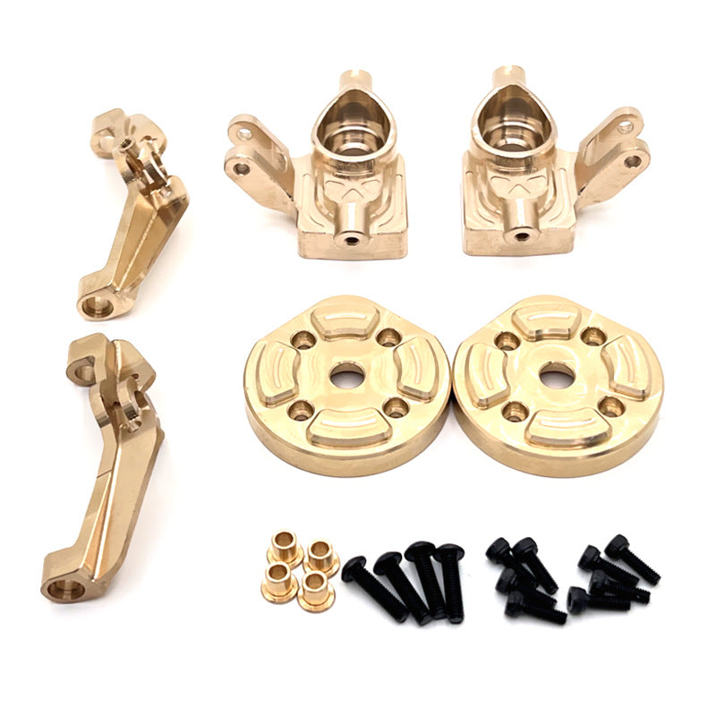 MJX Hyper Go H12Y/H12Y+ Upgrade Kit Brass Front axle steering cup C-type seat Gear cover counterweight