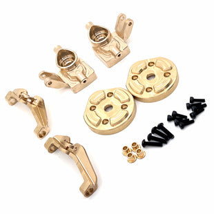 MJX Hyper Go H12Y/H12Y+ Upgrade Kit Brass Front axle steering cup C-type seat Gear cover counterweight