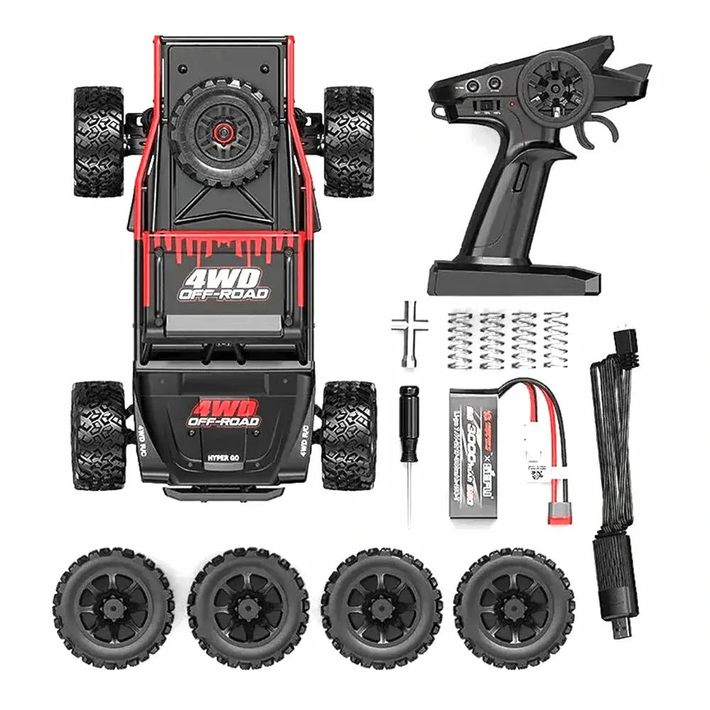 MJX 1/14 Hyper Go 14209 4WD RTR 43KM/H 2.4GHZ Brushless High Speed RC Car - Makerfire