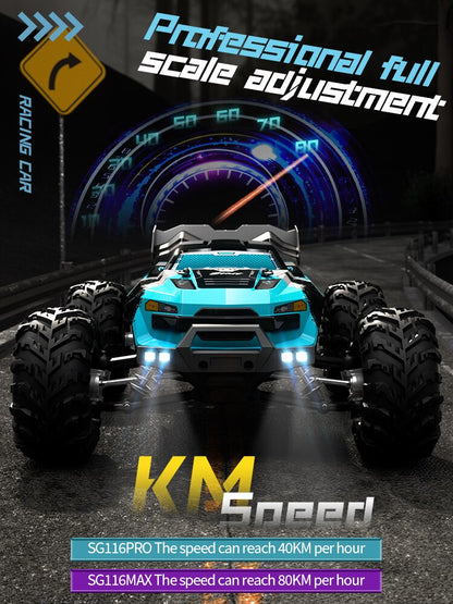 SG116 MAX/ SG116PRO RC Car Brushless 4WD RC Car 80KM/H Professional Car 2.4G High Speed Off-Road Drift Car Remote Control Toys