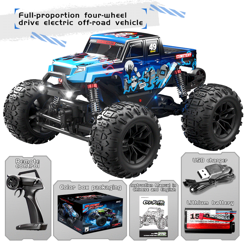 JJRC C8830 / 1/18Scale 4WD RC Truck Multi-Terrain Off-Road Car