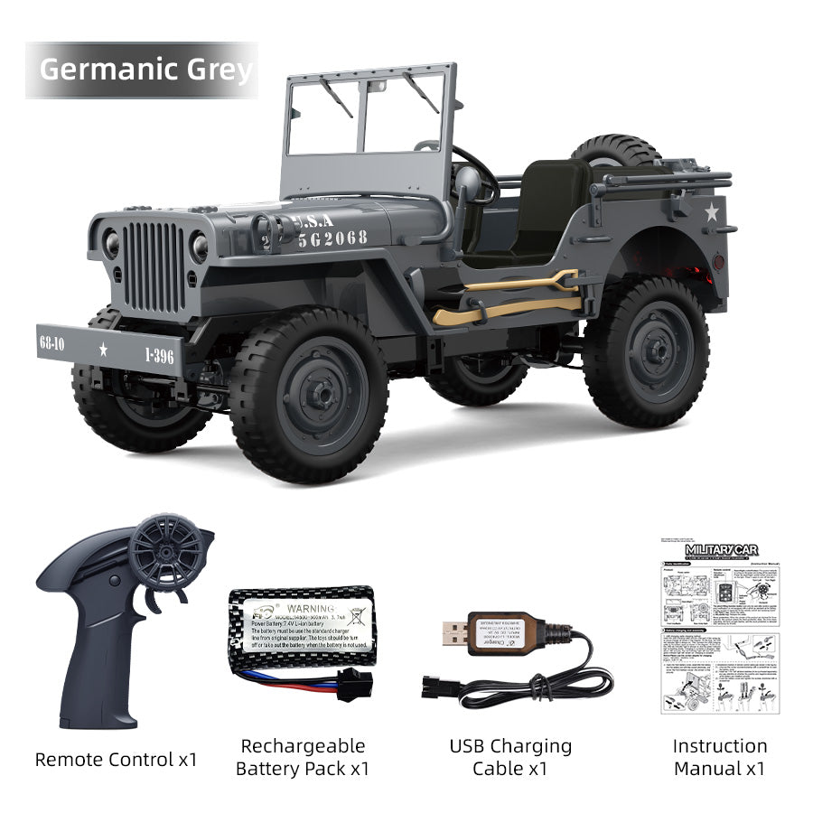 JJRC C8815 / 1/10 Scale 4WD RC Fun Car Willys Model