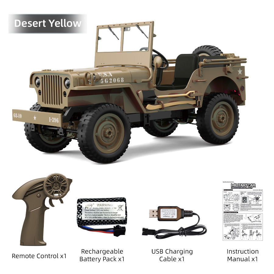JJRC C8815 / 1/10 Scale 4WD RC Fun Car Willys Model