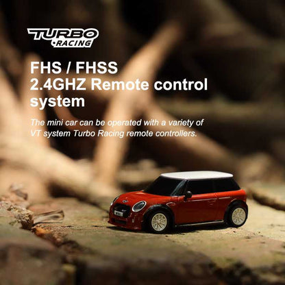 Turbo Racing 1/76 Scale BMW Mini Cooper Licensed Hobby Grade 2WD RTR RC Drift Car