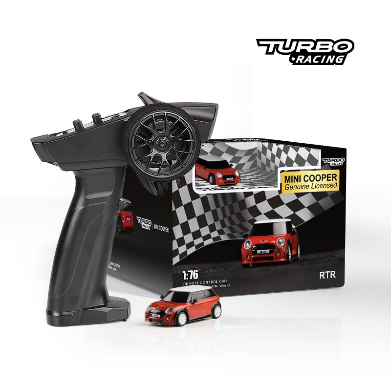 Turbo Racing 1/76 Scale BMW Mini Cooper Licensed Hobby Grade 2WD RTR RC Drift Car