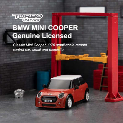 Turbo Racing 1/76 Scale BMW Mini Cooper Licensed Hobby Grade 2WD RTR RC Drift Car