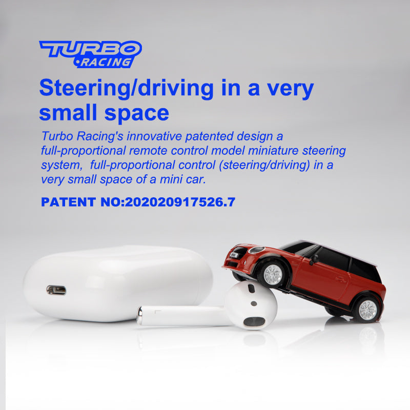 Turbo Racing 1/76 Scale BMW Mini Cooper Licensed Hobby Grade 2WD RTR RC Drift Car