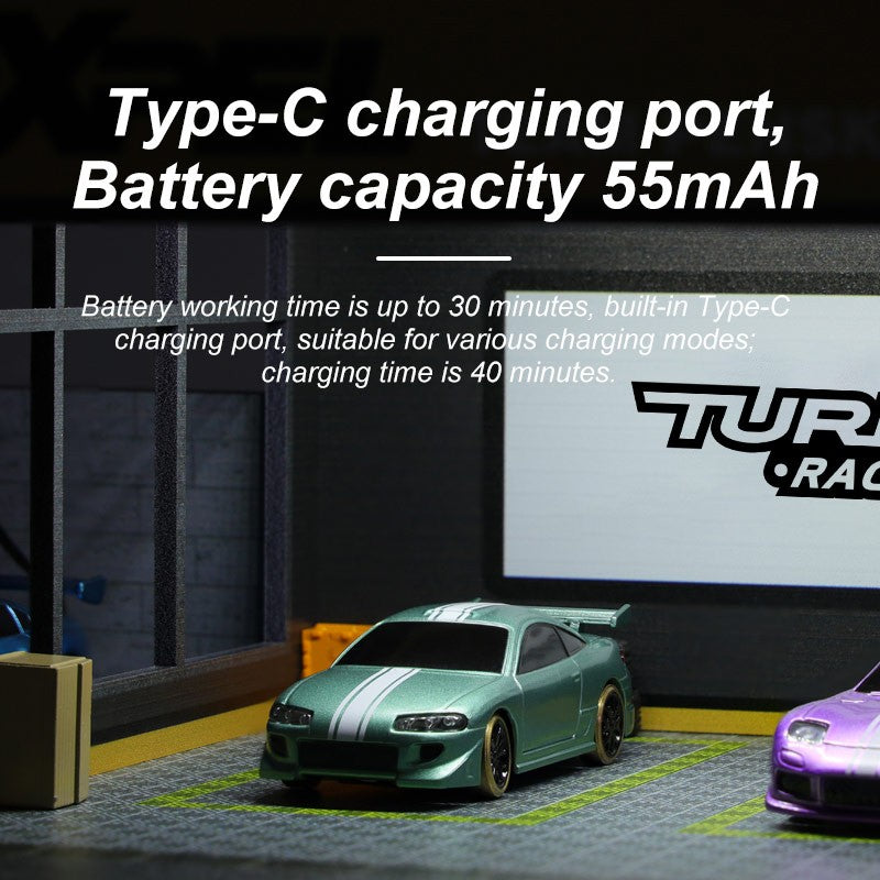 Turbo Racing C61/C62/C63/C64 1/76 Full Scale Built-in Gyroscope Mini RC Drift Car