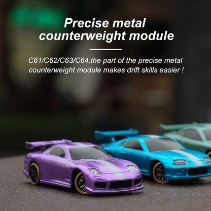 Turbo Racing C61/C62/C63/C64 1/76 Full Scale Built-in Gyroscope Mini RC Drift Car
