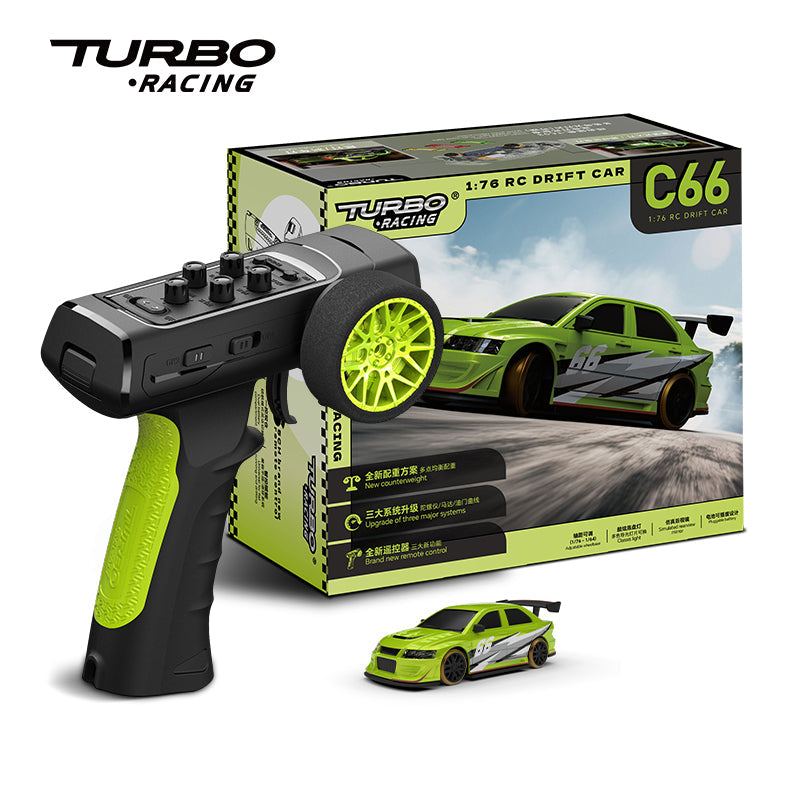 Turbo Racing C66 1:76  Mini Micro RTR RC Drift Car with Gyro