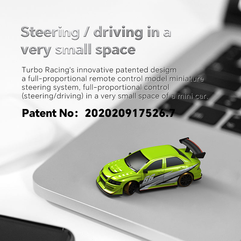 Turbo Racing C66 1:76  Mini Micro RTR RC Drift Car with Gyro