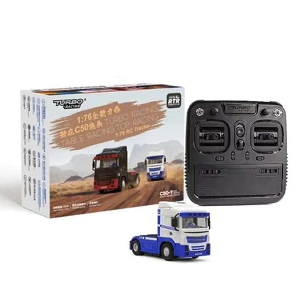 Turbo Racing 1:76 C50 Remote Control Semi Truck Trailer RC Truck - Makerfire
