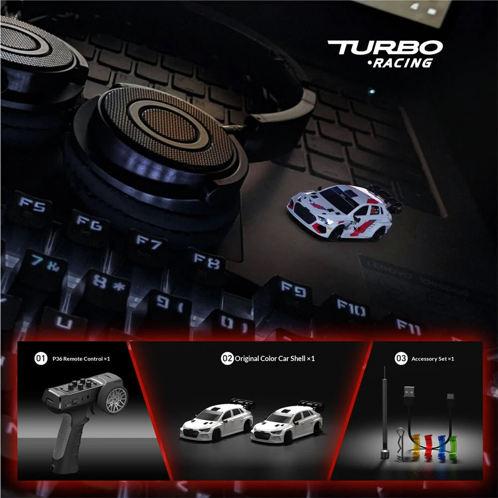 Turbo Racing C78 Pegasus 3 2026 Official Licensed Co-Branded Edition RTR 1/76 2.4G RWD Mini Sports Drift RC Car