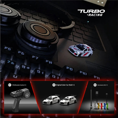 Turbo Racing C78 Pegasus 3 2026 Official Licensed Co-Branded Edition RTR 1/76 2.4G RWD Mini Sports Drift RC Car