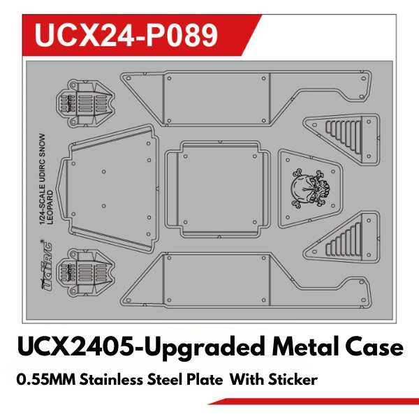 UDIRC UCX2405 Basic - 1/24 Scale RC Car 4WD Brushed Motor Rock Crawler RTR