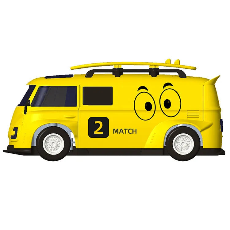 LDARC V64 Racing Van - 1:64 Scale 2.4GHz RWD RC Flat Road Vehicle - Makerfire