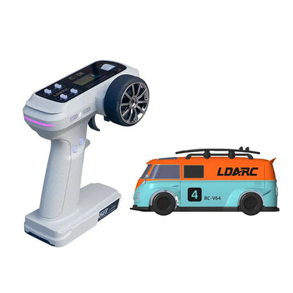 LDARC V64 Racing Van - 1:64 Scale 2.4GHz RWD RC Flat Road Vehicle - Makerfire
