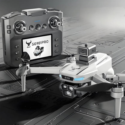 ZLL SG901 Pro & MAX RC Drone GPS 5G WiFi Intelligent obstacle avoidance 4.5-inch screen remote control Quadcopter