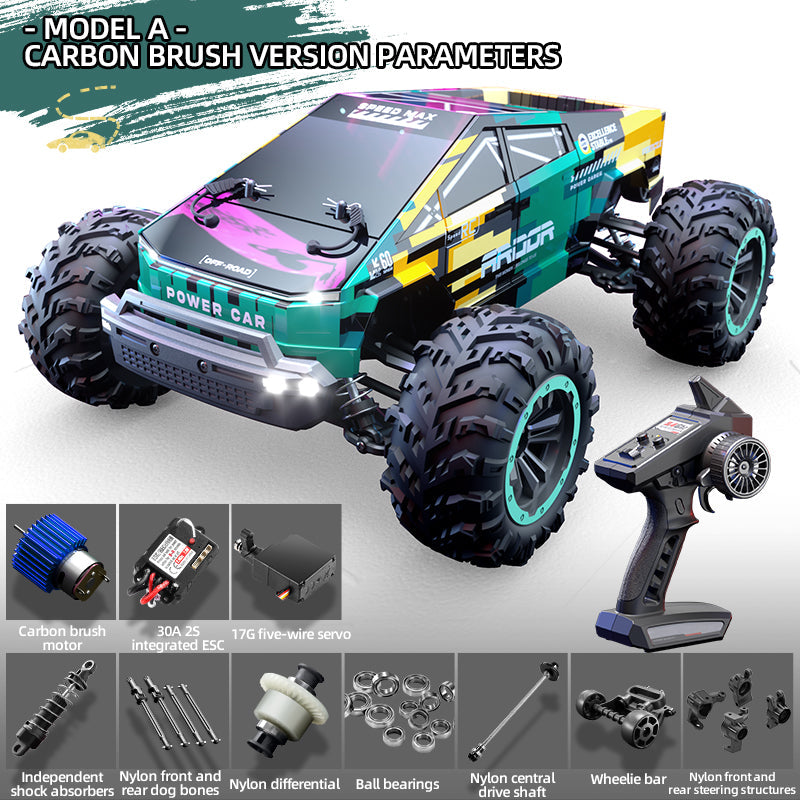 JJRC C8821 / 1/16 Scale 4WD RC Off-Road Truck High Speed Metal Drive