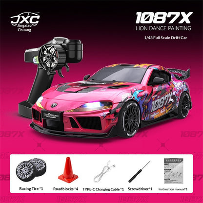JXC SP4301 High-Speed 1/43 4WD Drift RC Car Official Licensed Gyro Enabled