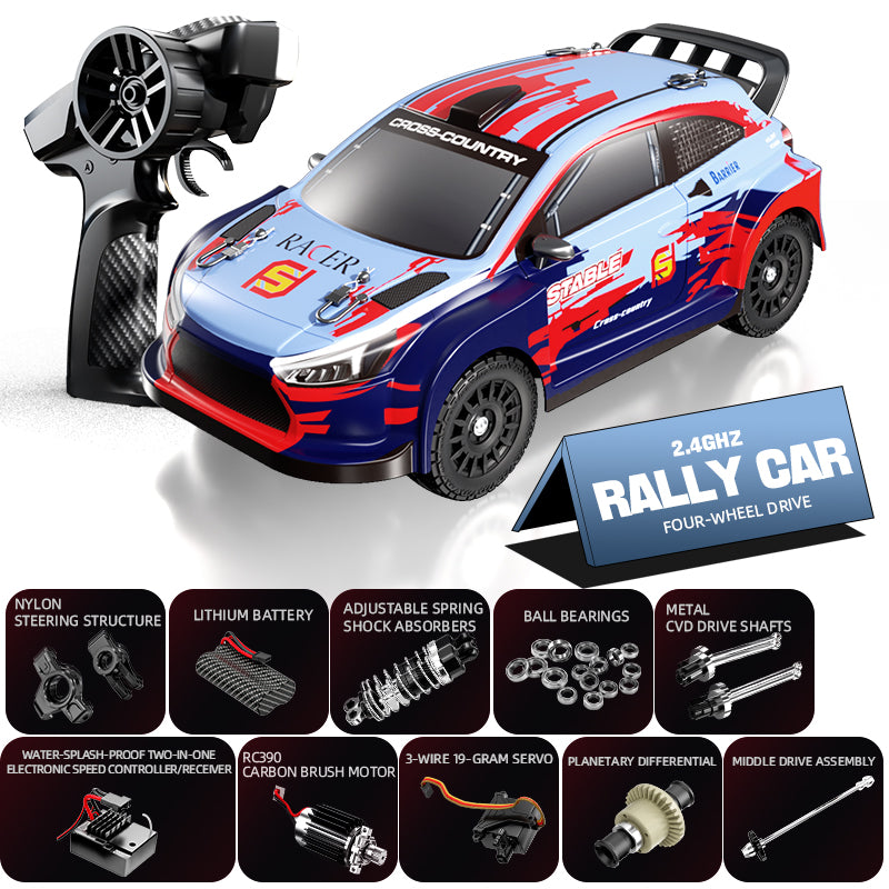 JJRC C8828 / 1/14 Scale 4WD Rally RC Car With Drift Wheels