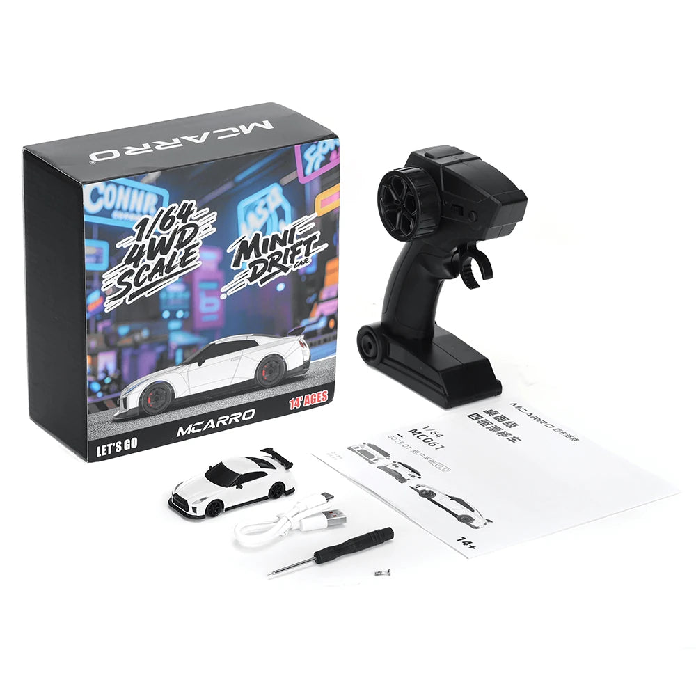 Hot MCARRO MC061 RTR 1/64 2.4G 4WD Mini Drift RC Car