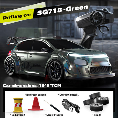 ZLL SG718 RTR 1/24 2.4G 4WD Drift RC Car Mini LED Light Remote Control High Speed On-Road Racing Vehicle Model Boys Gifts Toys