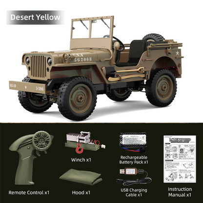 JJRC C8815 / 1/10 Scale 4WD RC Fun Car Willys Model